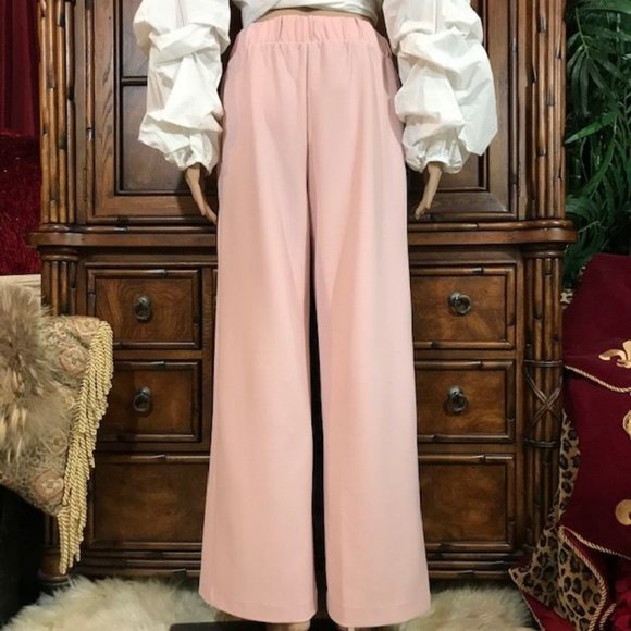 Antthony Original Petal Pink Flow Away Front Stretch Crepe Pant - Picture 2 of 10